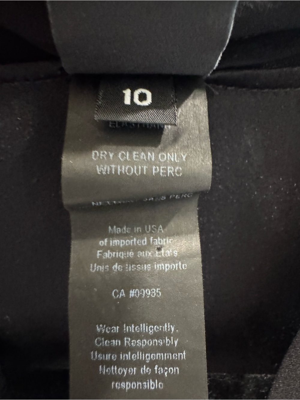 Maria Cornejo Black Draped Wrap Dress – Size 10 – Made in New York - Picture 3 of 3